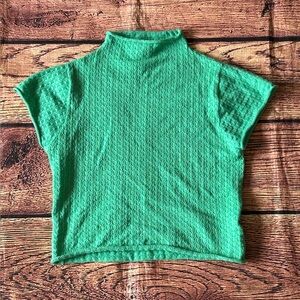 Wild Fable Women's Short Sleeve Pullover Sweater, Size XS - Mint Green